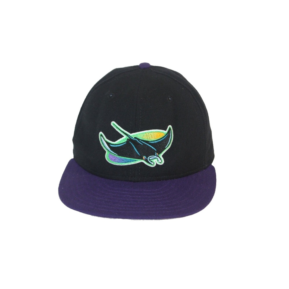 New Era 59Fifty Tampa Bay Devil Rays Hat Cap 6 5/8 Wool Diamond collection